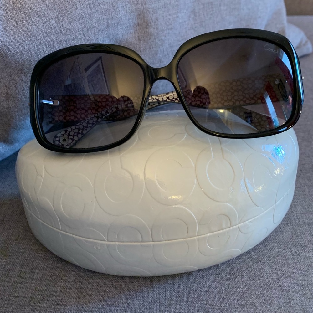 Large frame Coach sunglasses